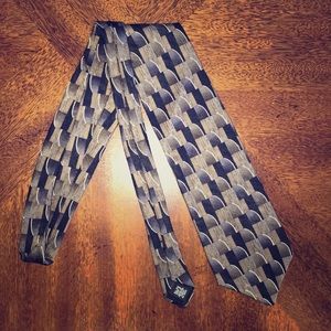 Allyn Saint George Black Brown Tie